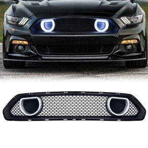 Parrilla Ford Mustang Estilo Mach1 2015-2017 Led