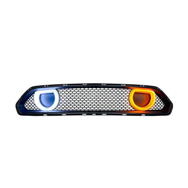 Parrilla Ford Mustang Estilo Mach1 2015-2017 Led - Imagen 3