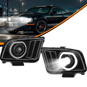 Par Faros Principales Ford Mustang 2005-2009 Led Advance