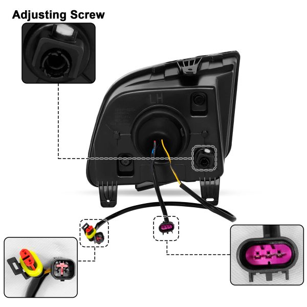 Par Faros Principales Ford Mustang 2005-2009 Led Advance - Imagen 6