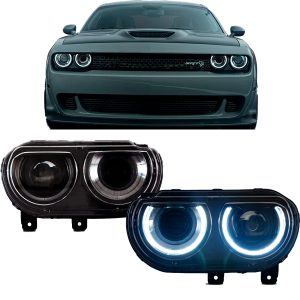 Par Faros Principales Dodge Challenger 2008-2014 Proyector