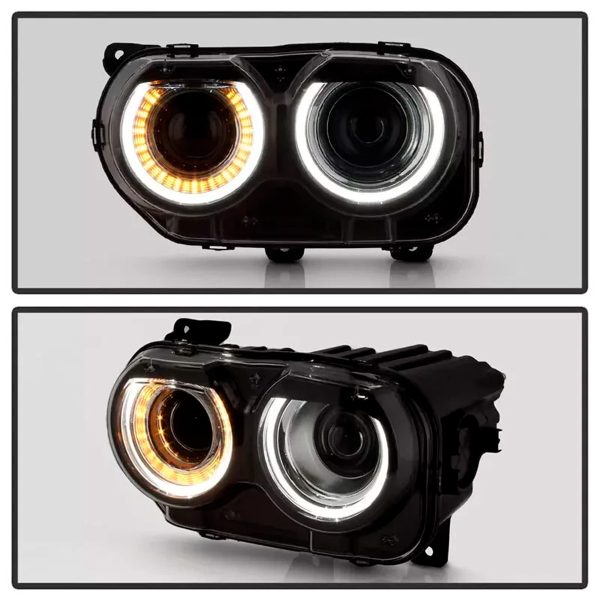 Par Faros Principales Dodge Challenger 2015-2023 Led DRL - Imagen 5