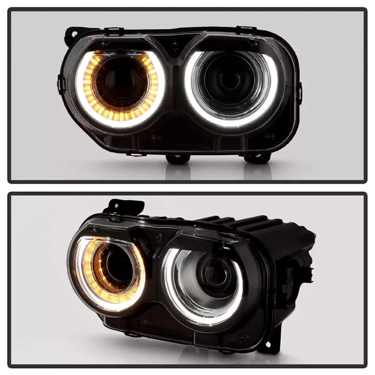 Par Faros Principales Dodge Challenger 2015-2023 Led DRL - Imagen 5